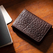 Bison Tri-Fold Brown Wallet