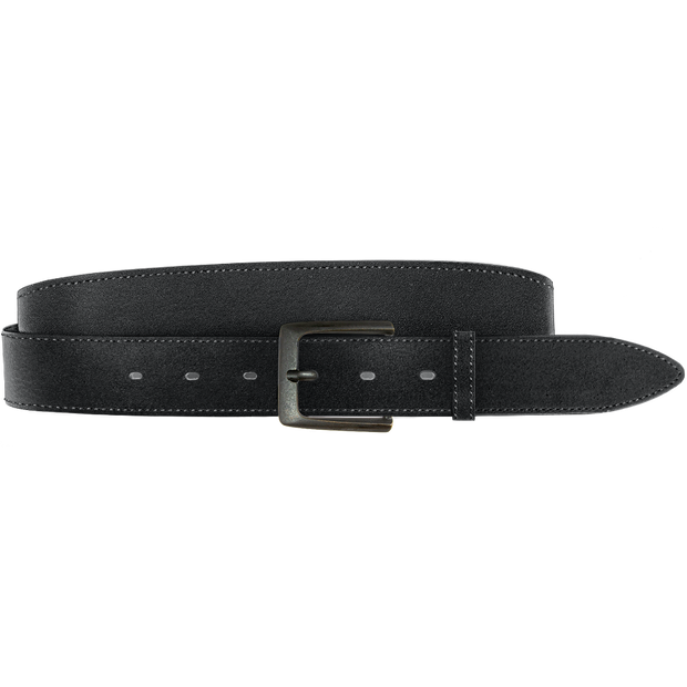 Suede Touch Men Black Belt