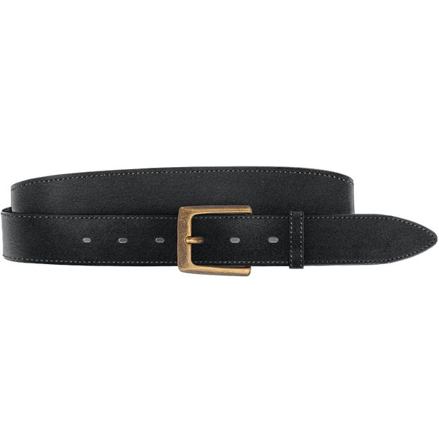 Suede Touch Men Black Belt