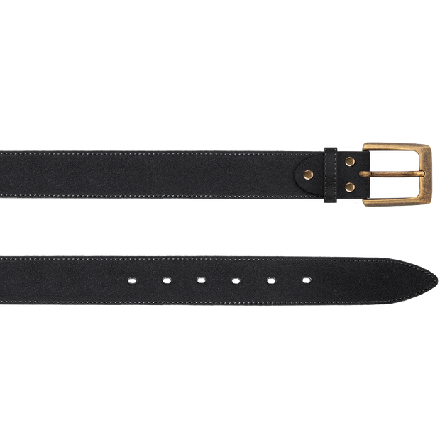 Suede Touch Men Black Belt