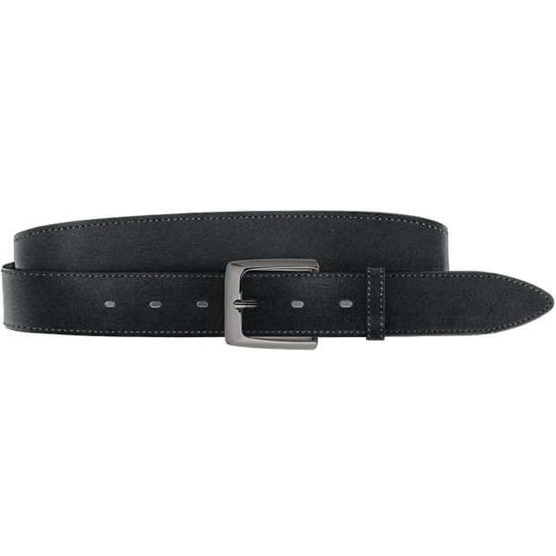 Suede Touch Men Black Belt