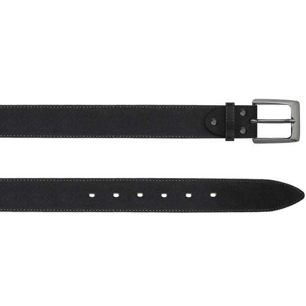 Suede Touch Men Black Belt