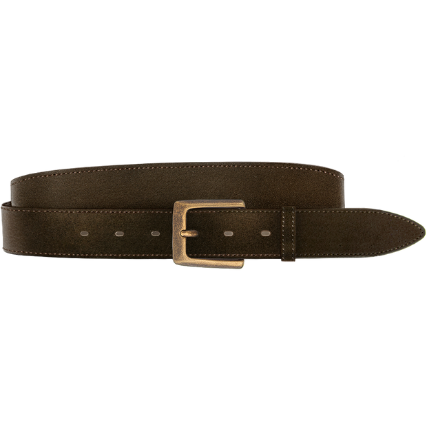 Suede Touch Men Brown Belt