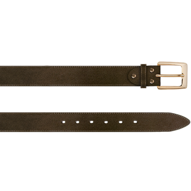 Suede Touch Men Brown Belt