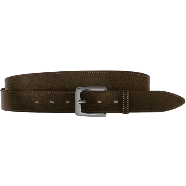 Suede Touch Men Brown Belt