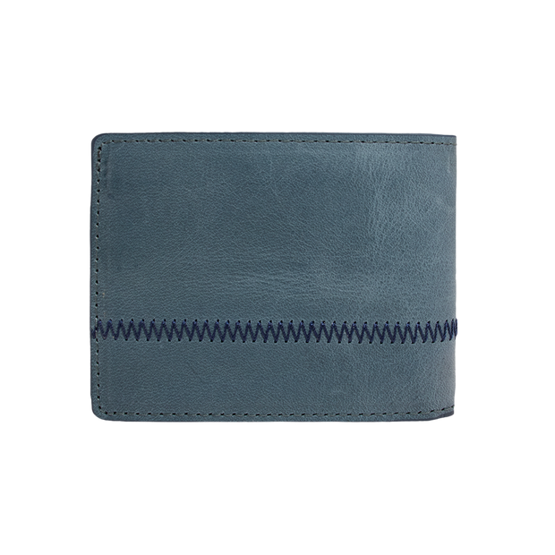 Slim Billfold Blue Wallet