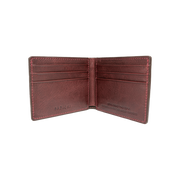 Slim Billfold Burgundy Wallet