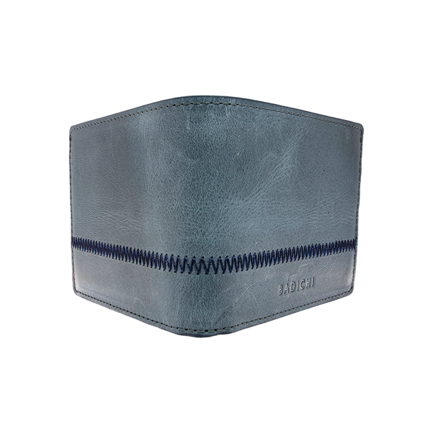 Slim Billfold Blue Wallet