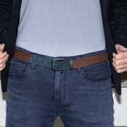 Luxurious Laser Men Charcoal Belt