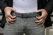 Suede Touch Men Gray Belt