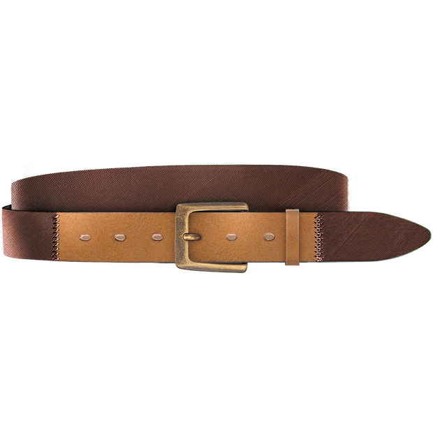 Luxurious Laser Men Cognac Belt