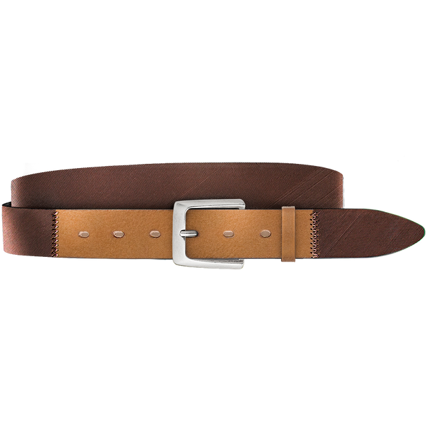 Luxurious Laser Men Cognac Belt