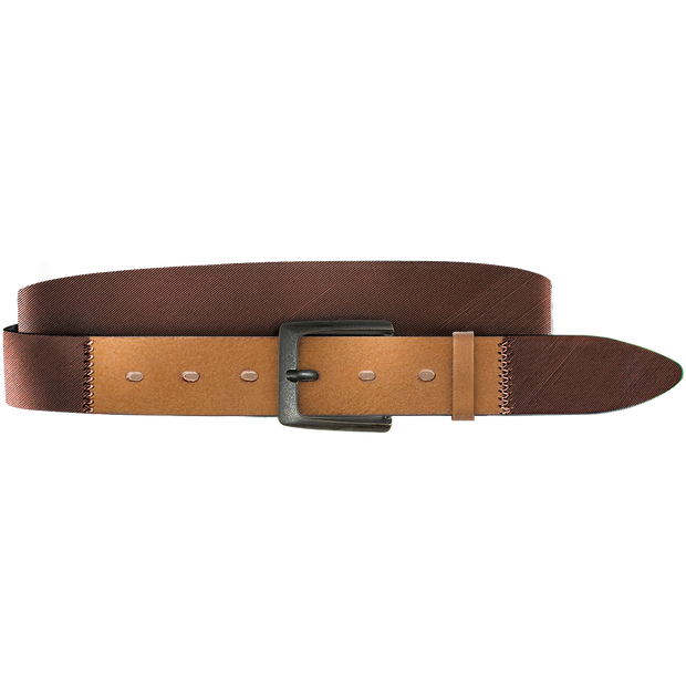 Luxurious Laser Men Cognac Belt