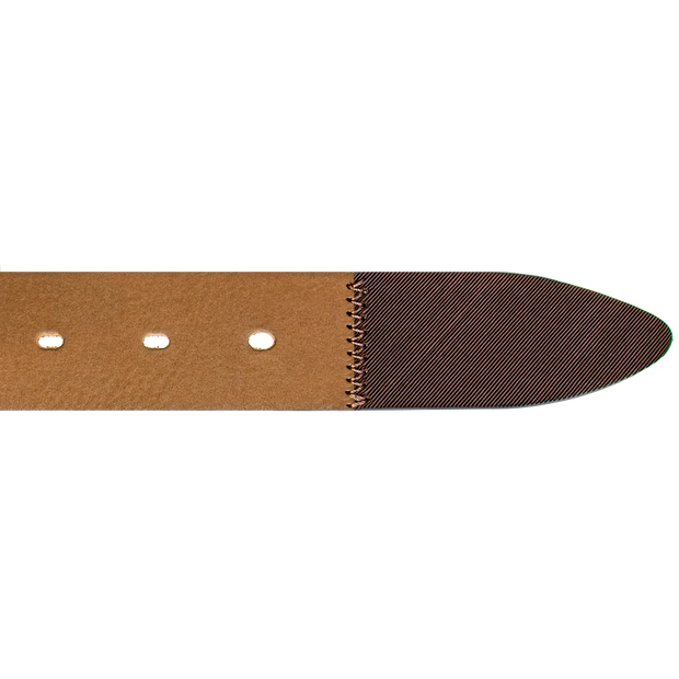 Luxurious Laser Men Cognac Belt