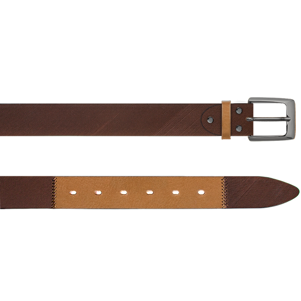 Luxurious Laser Men Cognac Belt