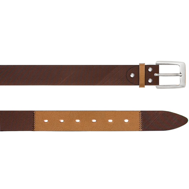 Luxurious Laser Men Cognac Belt